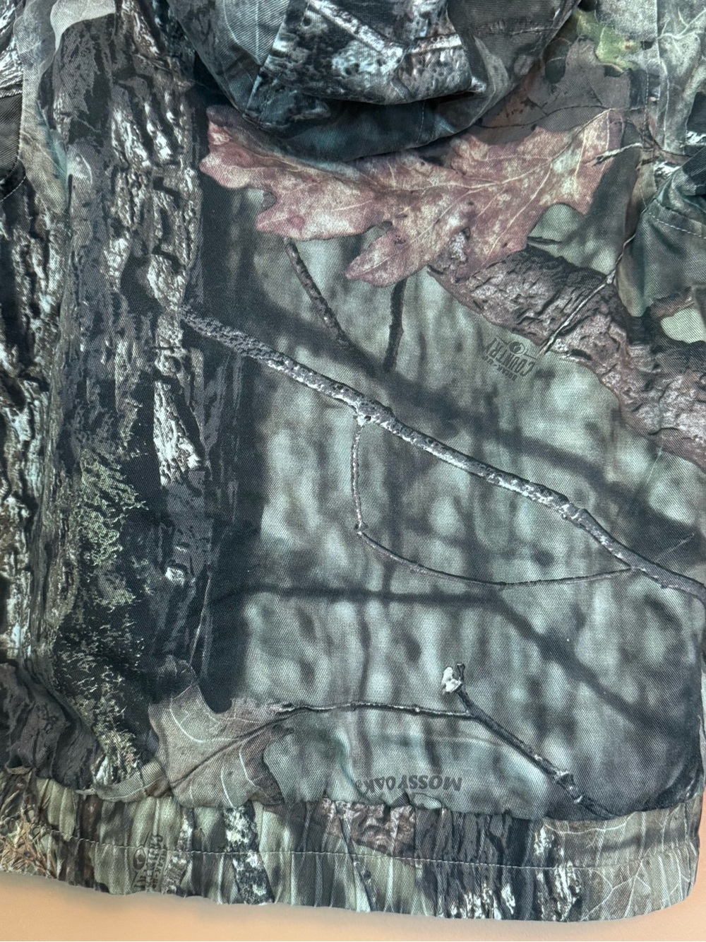 Mossy Oak Boys Size 8 Camo Hooded Hunting Jacket Insulated Full Zip - Picture 9 of 11